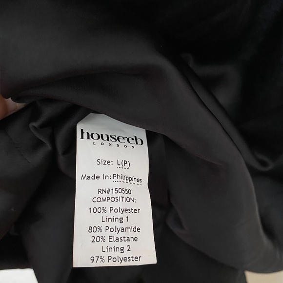 HOUSE OF CB 'Stefania' Black Corset Maxi Dress Size L NWOT - Picture 12 of 17